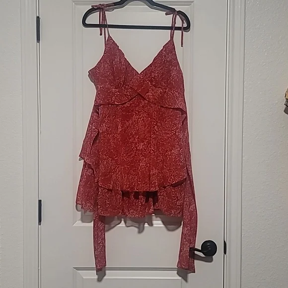 Crystal Doll | Dresses | Macys Crystal Doll Red Dress With Tie | Poshmark